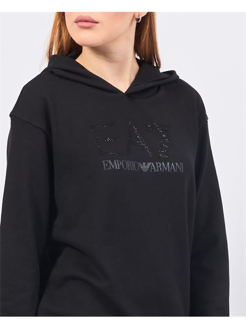 EA7 women's hoodie with logo EMPORIO ARMANI EA7 | 6DTM17-TJDOZ1200